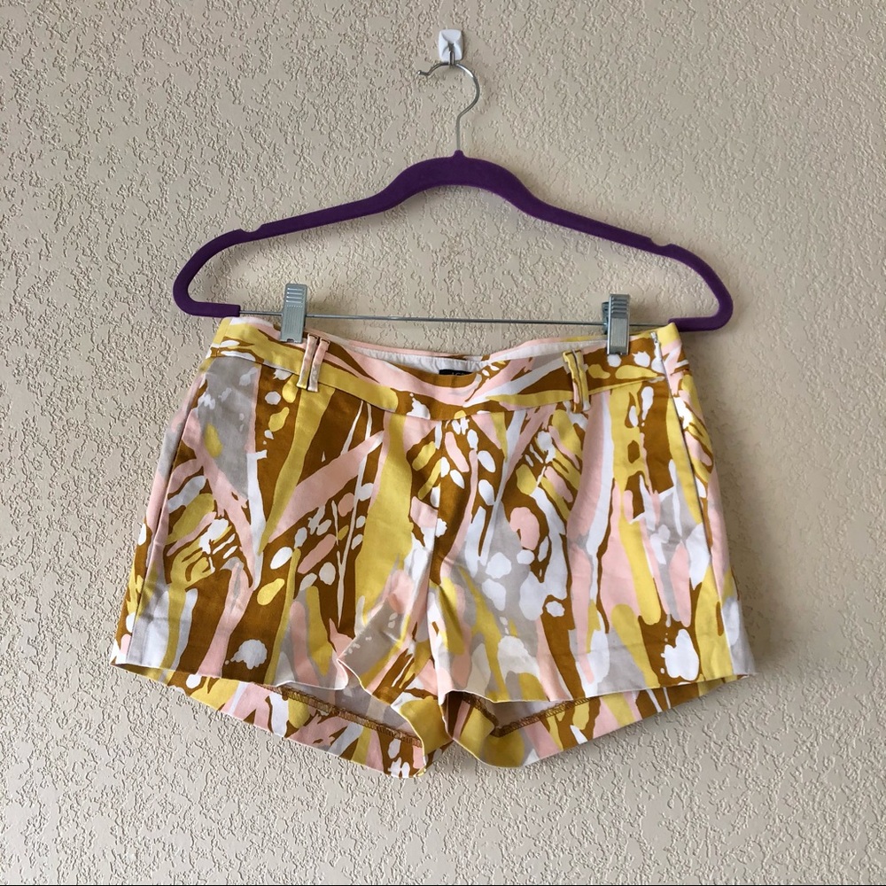 J.Crew Pink and Yellow Shorts